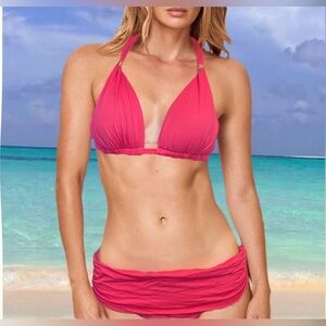 Ralph Lauren fuchsia bikini . Size 10